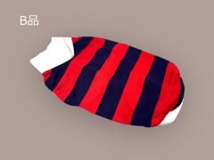 <img class='new_mark_img1' src='https://img.shop-pro.jp/img/new/icons1.gif' style='border:none;display:inline;margin:0px;padding:0px;width:auto;' />(B品)ラガーシャツ 赤×紺 Sサイズ