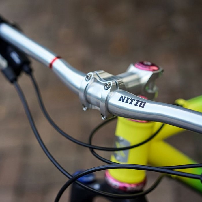 NITTO/日東 for shred bar Silver/シルバー（31.8or25.4） - 中古 