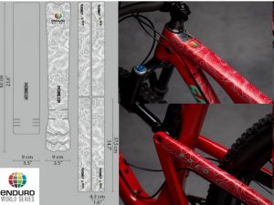 <img class='new_mark_img1' src='https://img.shop-pro.jp/img/new/icons1.gif' style='border:none;display:inline;margin:0px;padding:0px;width:auto;' />【 DYEDBRO 】 BIKE FRAME PROTECTION （バイクフレームプロテクションキット）EWS WHITE 