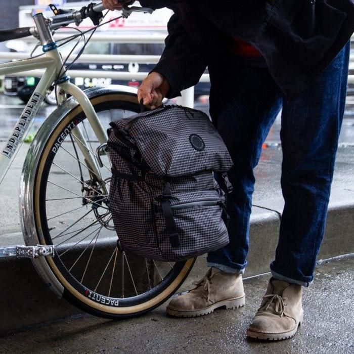 FAIRWEATHER flaptop pannier (black) - バッグ