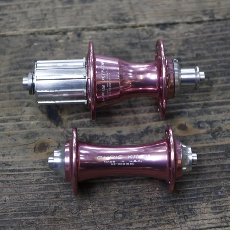 CHRIS KING（クリスキング）】 R45 HUB FR SET PINK CELAMIC - 中古 