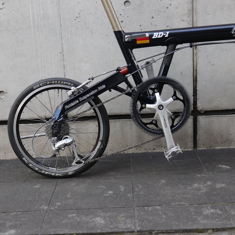 中古BD1（現Birdy）Capreo パーツ新品付き - 折りたたみ自転車
