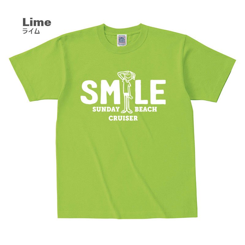 SMILE MILEY ヘビーウェイト半袖 -鎌倉の小さなＴシャツとバッグの