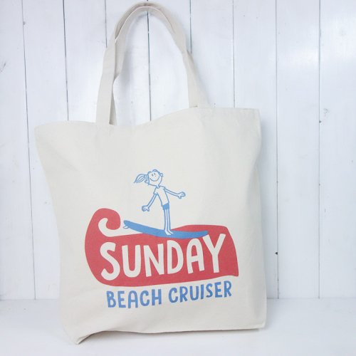 SURF MILEY ビッグトートバッグ-鎌倉の小さなＴシャツとバッグの ブランド ”SUNDAY BEACH  CRUISER”サンデービーチクルーザーオフィシャルサイト