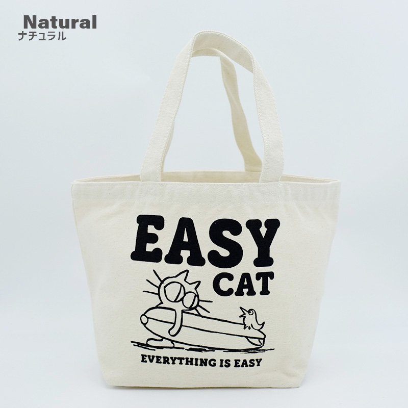 ロングボードEASY CAT ミニトートバッグ-鎌倉の小さなＴシャツとバッグ 