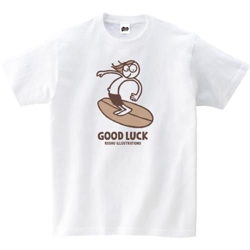 ツワモノサーファー ヘヴィーウェイト半袖Tシャツ-鎌倉の小さな