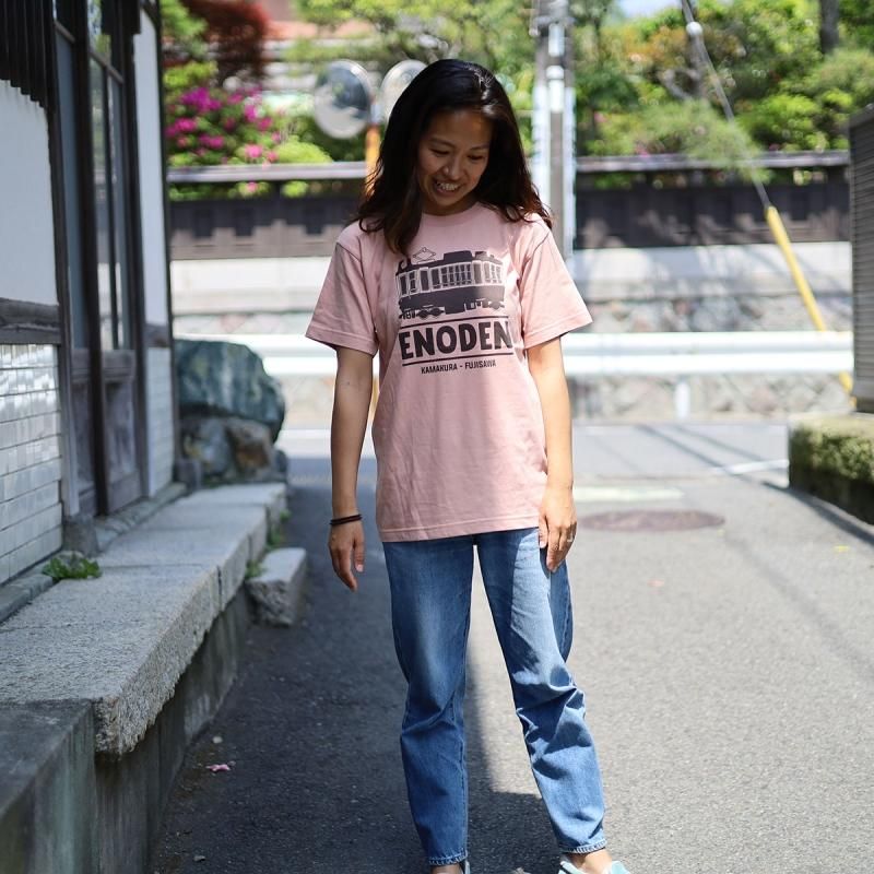 江ノ電公認コラボ 】 ENODEN ヘビーウェイト半袖Tシャツ-鎌倉の