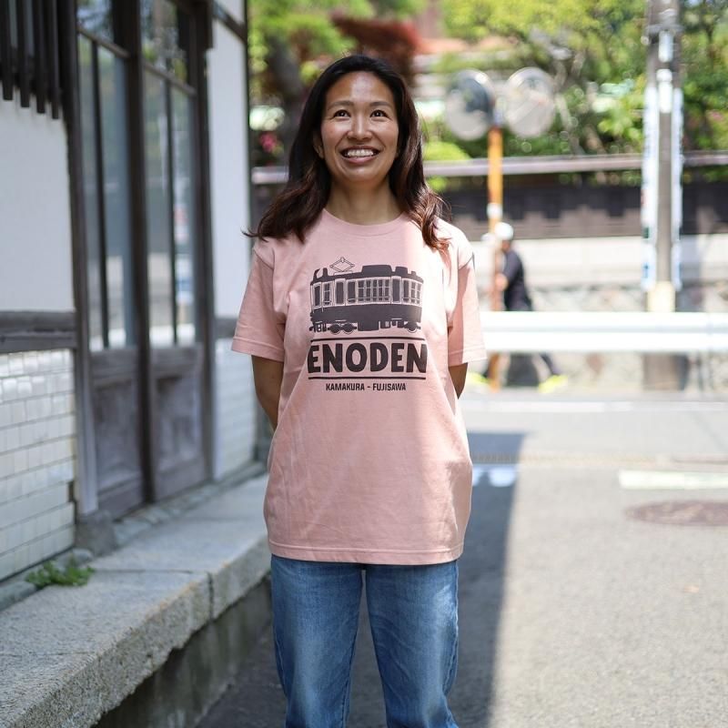 江ノ電公認コラボ 】 ENODEN ヘビーウェイト半袖Tシャツ-鎌倉の
