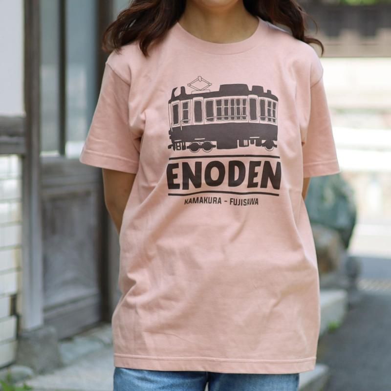 江ノ電公認コラボ 】 ENODEN ヘビーウェイト半袖Tシャツ-鎌倉の