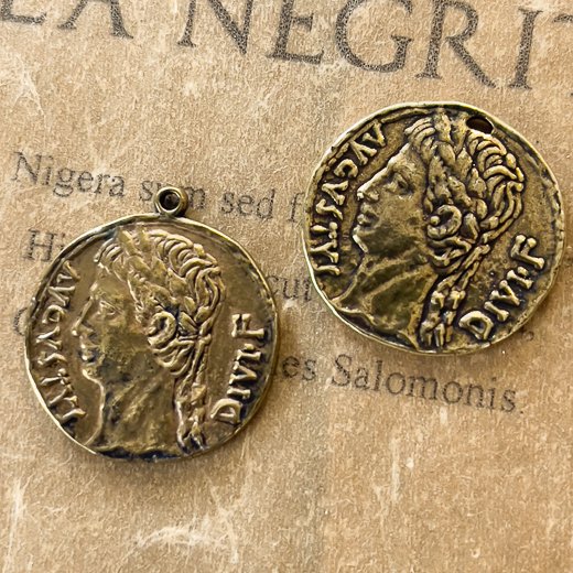 C-360</br>古代ローマ コイン1</br>アウグストゥスとビガ