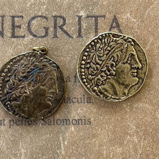 C-365</br>古代エジプト コイン6</br>プトレマイオス1世と大鷲