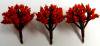 ジオラマ用模型樹木　　３０ｍｍ　赤茶色　10本入り