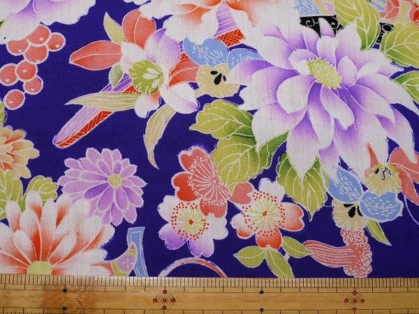 江戸縮緬、ちりめん、木綿、古布縮緬、古裂はぎれの藍器