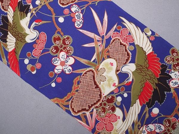江戸縮緬、ちりめん、木綿、古布縮緬、古裂はぎれの藍器