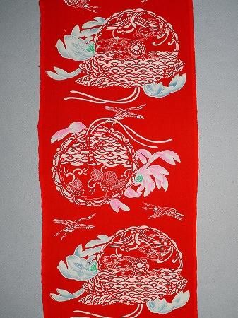 江戸縮緬、ちりめん、木綿、古布縮緬、古裂はぎれの藍器