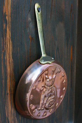 銅製フライパン（アメリカ）ネコモールド