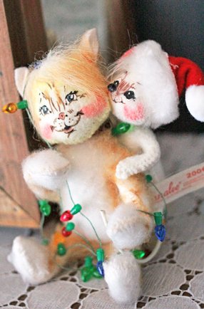 Annalee アナリードール クリスマスキャット ネコとネズミ