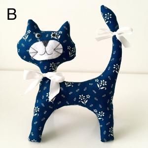 タレミミにゃんこ ぬいぐるみ ハンドメイド ねこ 海外作家様 部屋飾り 甘いかわいい白猫ちゃん ぬいぐるみ ハンドメイド 海外作家様