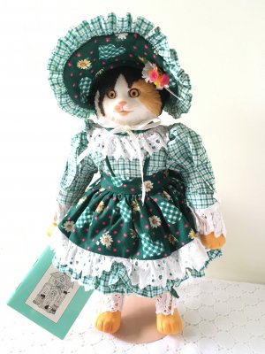 アニマルヴィンテージ　キャットドール　猫　お人形　ドール　アンティーク　海外　ビンテージ