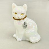 【 Fenton 】カレンダーキャット 11月のネコ（誕生石：トパーズ）｜ヴィンテージ・アンティーク