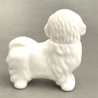 AVON 】イヌのミルクガラスコロンボトル・パフュームボトル（犬種：ペキニーズ・狆）｜ヴィンテージ・アンティーク（香水ボトル） - ヴィンテージ・ アンティーク猫雑貨・猫グッズ・輸入猫雑貨 La Maison du Chat Noir｜ラ・メゾン・デュ・シャノワール