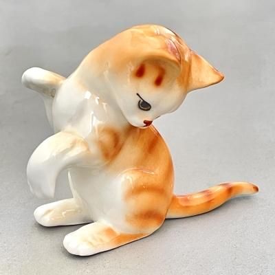 HEREND ヘレント　フィギュリン　猫　ネコ　2000年　緑　グリーン 楽天市場】ヘレンド 猫の通販