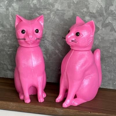 ドイツ製首振り人形 Bobbing Animals ｜お座り猫 Pink（ピンク猫