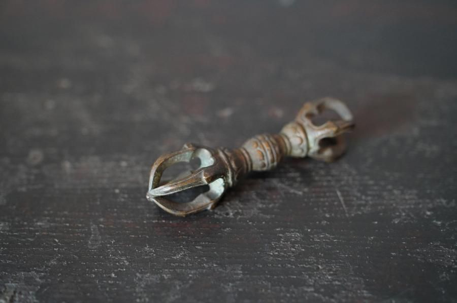 修縁堂】新作 真言宗法器 五鈷羯磨杵 五鈷杵 vajra11.5cm 法器法具