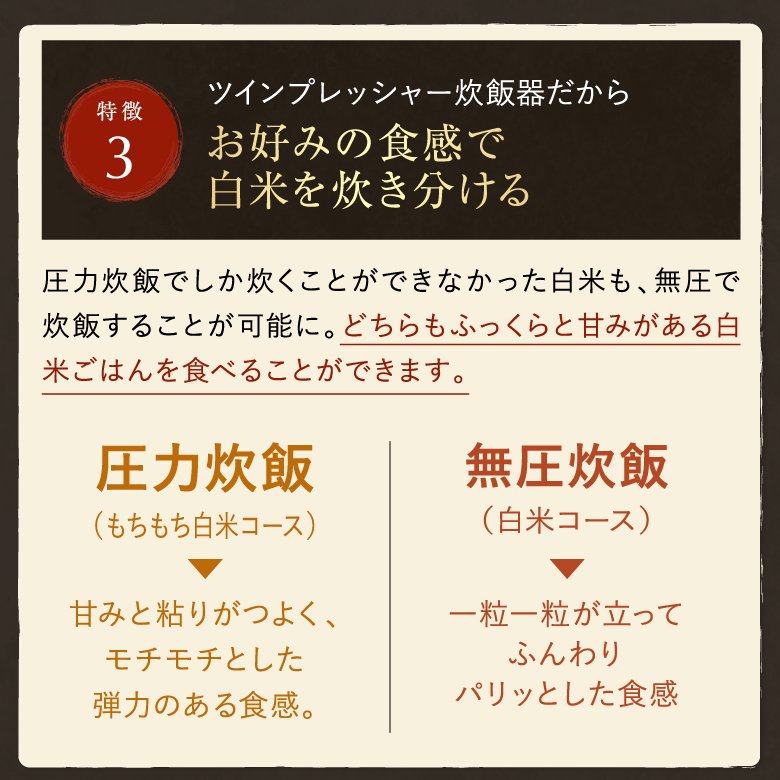 今だけ玄米3kgプレゼント】発芽酵素玄米炊飯器 Premium New 圧力名人