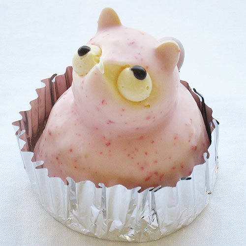開運たぬきケーキピンク ストロベリー 単品 たぬきケーキ通販 和洋菓子のお店 菓子工房シマヤ