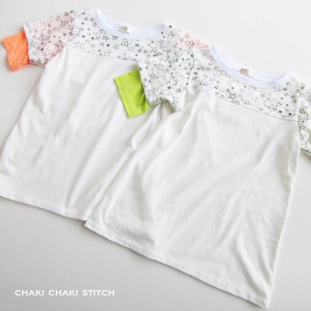 男の子に着せたい作り方簡単な子供ｔシャツ型紙 ダブル袖ｔシャツ