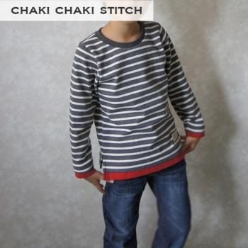 重ね着風Tシャツ|子供服型紙