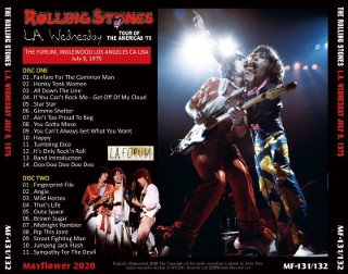 The Rolling Stones(ローリング・ストーンズ)/ L.A. WEDNESDAY 1975