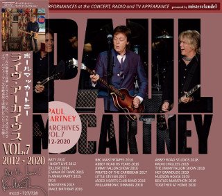 Paul McCartney(ポール・マッカートニー)/ LIVE ARCHIVES Vol.7 【2CD】 - コレクターズCD