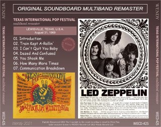 Led Zeppelin(レッド・ツェッペリン)/ TEXAS INTERNATIONAL POP FESTIVAL 1969 MULTIBAND  REMASTER 【CD】 - コレクターズCD, DVD, & others, TEENAGE DREAM RECORD 3rd