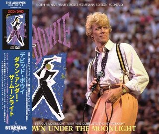David Bowie(デヴィッド・ボウイ)/ DOWN UNDER THE MOONLIGHT - SERIOUS MOONLIGHT TOUR  1983【2CD+DVD】 - コレクターズCD, DVD, & others, TEENAGE DREAM RECORD 3rd