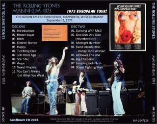 The Rolling Stones(ローリング・ストーンズ)/ MANNHEIM 1973 【2CD 