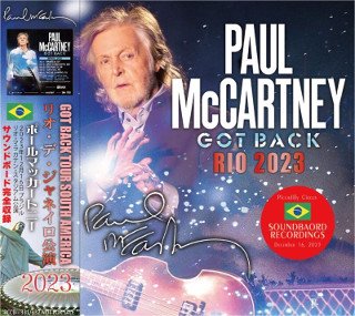 Paul McCartney(ポール・マッカートニー)/ GOT BACK RIO 2023 【2CD】 - コレクターズCD, DVD, &  others, TEENAGE DREAM RECORD 3rd
