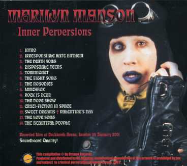 Marilyn Manson(マリリン・マンソン)/Inner Perversions【CD】 - コレクターズCD, DVD