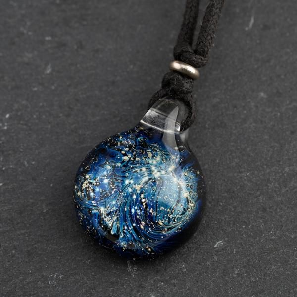 宇宙玉ネックレス（L） | ガラスアクセサリー - Pass+Time～伝え