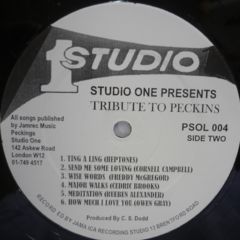 VA / Studio 1 Presents Tribute To Peckings - 西新宿レゲエショップナット / Reggae Shop NAT