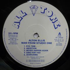 Alton Ellis / Man From Studio One - 西新宿レゲエショップ