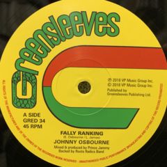 英12” Johnny Osborne Fally Ranking / Trench Town School GRED34 GREENSLEEVES RECORDS /00250 Fally Ranking/Trench Town School: Johnny Osbourne, Johnny