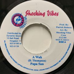 Papa San / A Wah - 西新宿レゲエショップナット / Reggae Shop NAT