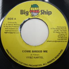 Vybz Kartel / Come Breed Me - 西新宿レゲエショップナット / Reggae Shop NAT