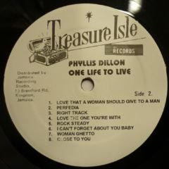 Phyllis Dillon - One Life To Live(CD) - レゲエレコード