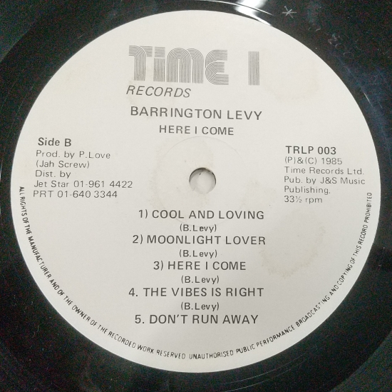 Barrington Levy /Moon Light Loverレゲエレコード - レコード