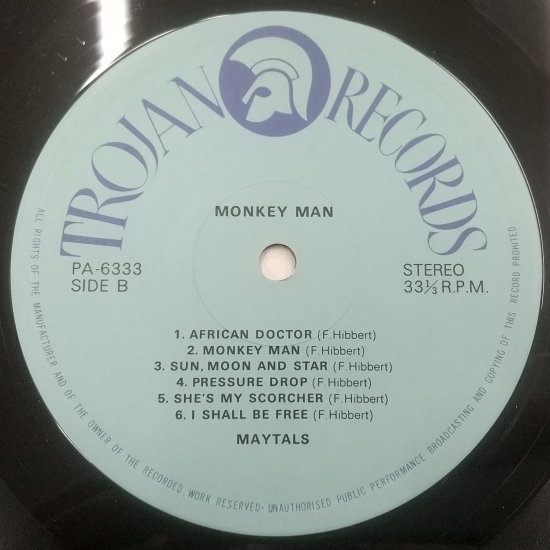 The Maytals / Monkey Man - 西新宿レゲエショップナット / Reggae ...