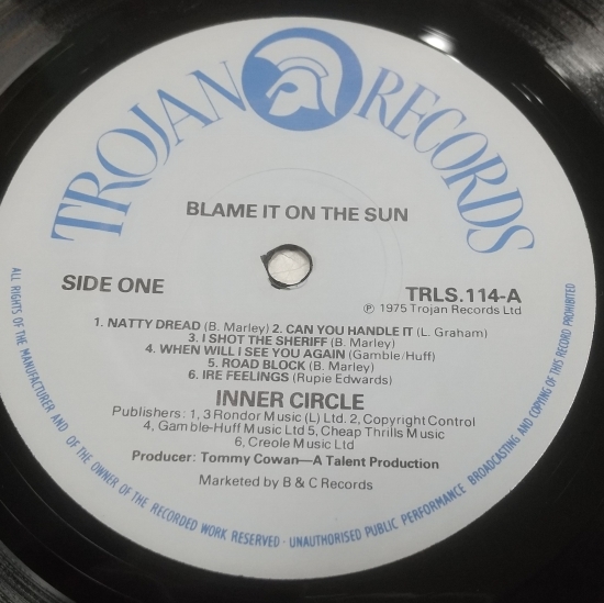 Inner Circle / Blame It On The Sun 西新宿レゲエショップナット / Reggae Shop NAT