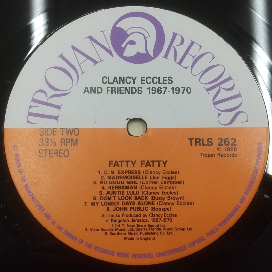 VA / Clancy Eccles And Friends - Fatty Fatty 1967 - 1970 - 西新宿レゲエショップナット /  Reggae Shop NAT